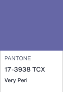 Pantone color Very Peri